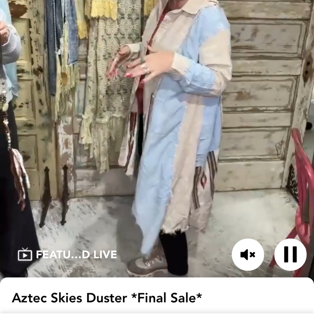 A Rare Bird Aztec skies duster